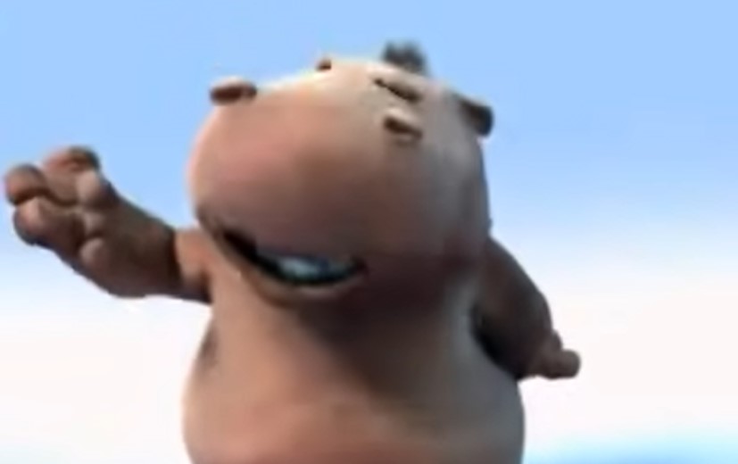 The hippo and the dog